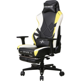 Зображення Геймерське крісло 1stPlayer Duke Black-White-Yellow (Duke BlackWhiteYellow)