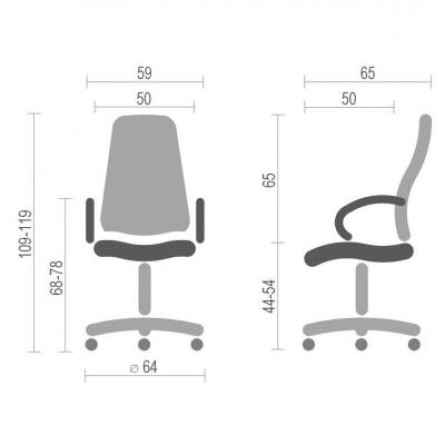 Офісне крісло АКЛАС Кап CH MB Белое (11036) фото №6