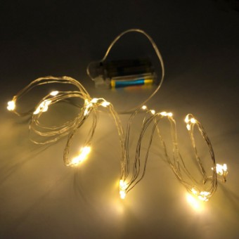 Зображення Гірлянда Novogod`ko Конский хвост, медн.провода 50 LED, тепл.бел 1м (974229)