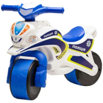 Зображення Велосипед дитячий Active Baby Police White/Blue (0139-0151М)