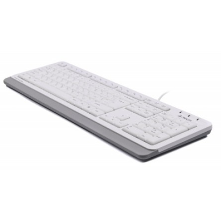 Клавиатура A4Tech FKS10 USB White фото №3