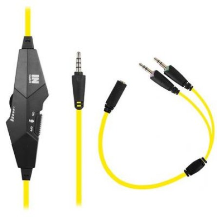 Навушники Gemix N4 Black-Yellow Gaming фото №4