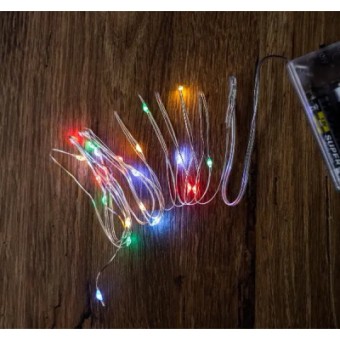 Зображення Гірлянда BPNY Color 100 LED, 10М, 3хАА (102959)