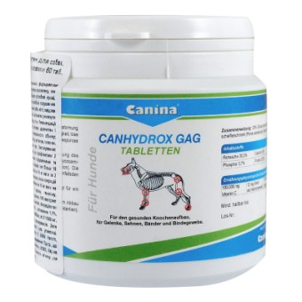 Изображение Таблетки для тварин Canina Petvital Canhydrox GAG (Gag Forte) для кісток та суглобів 60 шт (4027565123490)