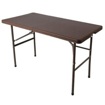 Зображення Туристичний стіл Time Eco ТЕ-1833, коричневий, 1,22 м (4820211100872)