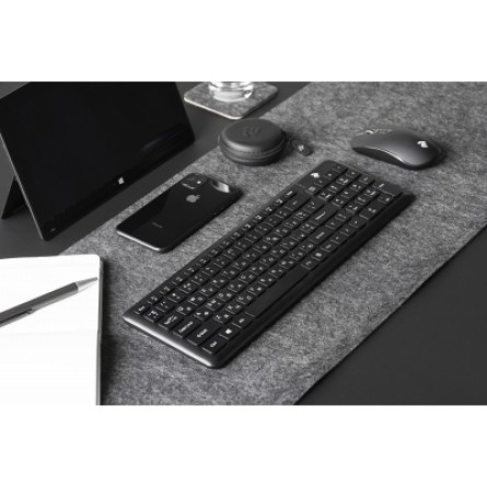 Клавіатура 2E KS230 Slim Wireless Black (-KS230WB) фото №2