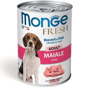 Зображення Консерва для собак Monge Dog Fresh свинина 400 г (8009470014465)