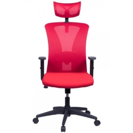 Офісне крісло Barsky Mesh Black/Red (BM-01_Mesh) фото №2