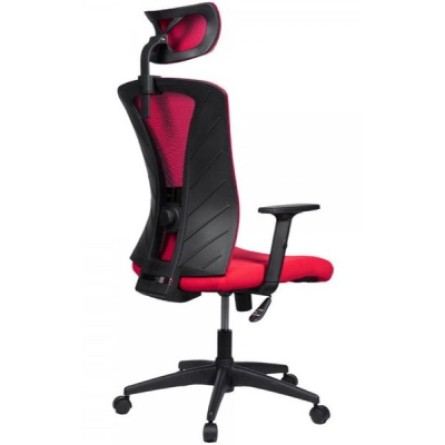 Офісне крісло Barsky Mesh Black/Red (BM-01_Mesh) фото №4