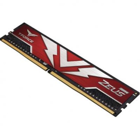 Модуль памяти для компьютера Team DDR4 16GB (2x8GB) 3000 MHz T-Force Zeus Red  (TTZD416G3000HC16CDC01) фото №3