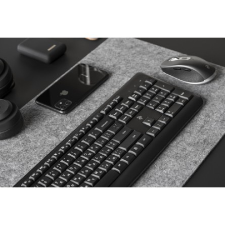 Клавіатура 2E KS220 Wireless Black (-KS220WB) фото №9