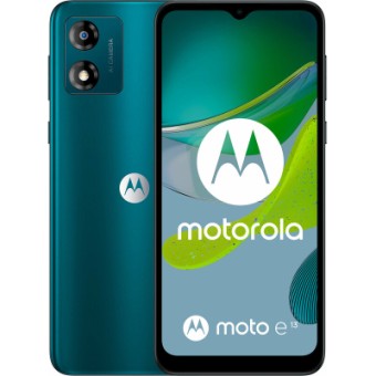 Зображення Смартфон Motorola E13 2/64GB Aurora Green (PAXT0035RS)