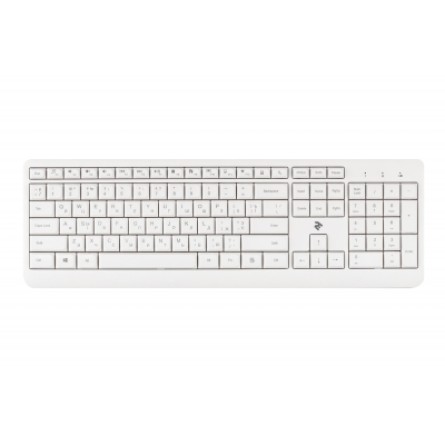 Клавіатура 2E KS220 Wireless White (-KS220WW)
