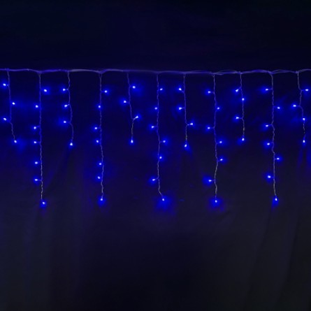 Гирлянда Novogod`ko бахрома 83 LED, синяя, 2,1*0,7м, 8 режимов (973772)