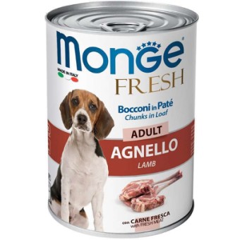 Изображение Консерва для собак Monge Dog Fresh ягня 400 г (8009470014571)