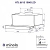 Витяжки Minola HTL 6615 WH 1000 LED фото №9