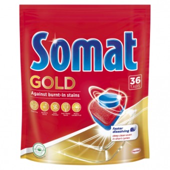 Изображение Таблетки для посудомоек Somat Gold 36 шт (9000101320930)