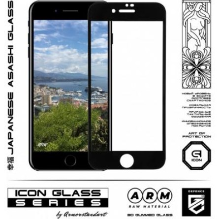 Захисне скло Armorstandart Icon 3D Apple iPhone 8 Plus/7 Plus Black (ARM55982-GI3D-BK) фото №2