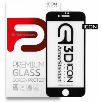 Изображение Защитное стекло Armorstandart Icon 3D Apple iPhone 8 Plus/7 Plus Black (ARM55982-GI3D-BK)