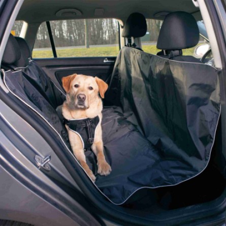 Коврики для тварин Trixie захисний в авто 1.45х1.60 м Чорний (поліестер) (4047974134726) фото №2