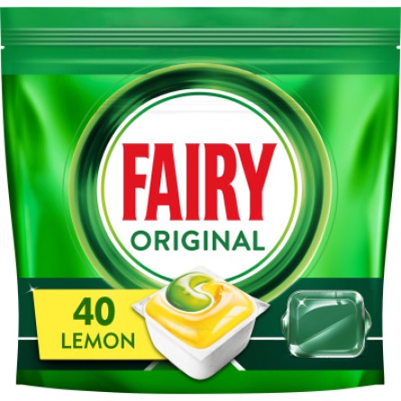 Таблетки для посудомийної машини Fairy Original All in One Lemon 40 шт. (8001090954466)