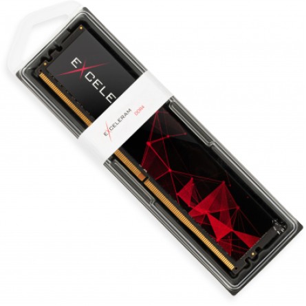 Модуль памяти для компьютера Exceleram DDR 4 8 Gb 2666 MHz Black (E408269A) фото №3