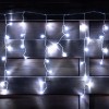 Гирлянда Novogod`ko бахрома 84 LED, холодный белый, 2,1*0,7м, 8 режимов (973769)