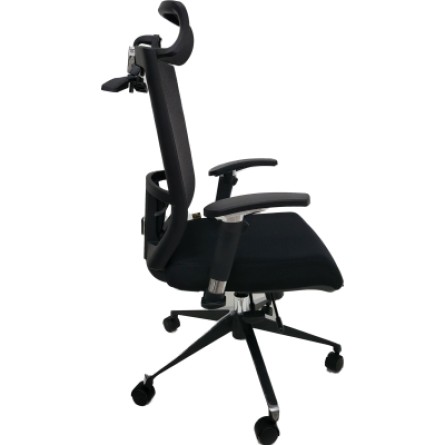 Офісне крісло Barsky ECO Black slider (G-5) фото №2