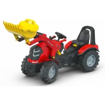 Зображення Електромобіль дитячий Rolly Toys Трактор з ковшом rollyX-Trac Premium червоно-жовтий (651009)