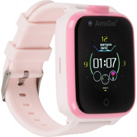 Smart часы AmiGo GO006 GPS 4G WIFI Pink