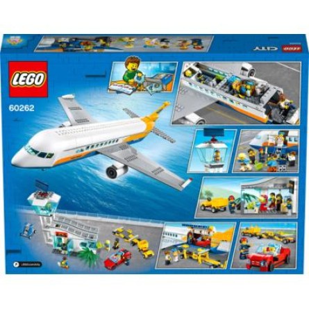 Конструктор Lego  City Пассажирский самолёт 669 деталей (60262) фото №12