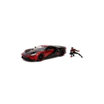 Изображение Машини Jada Spider-Man Ford GT з фігуркою Майлза Моралеса 1:24 (253225008)