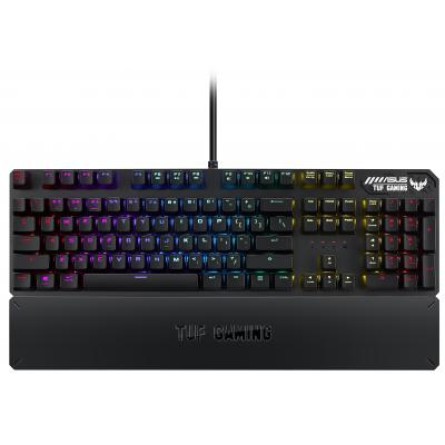 Клавиатура Asus TUF Gaming K3 Kailh Red Switches USB Black (90MP01Q0-BKRA00)