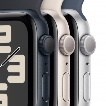 Смарт-часы Apple Watch SE 2023 GPS 40mm Midnight Aluminium Case with Midnight Sport Loop (MRE03QP/A) фото №3