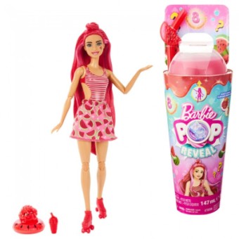 Зображення Лялька Barbie Pop Reveal серії Соковиті фрукти – кавуновий смузі (HNW43)