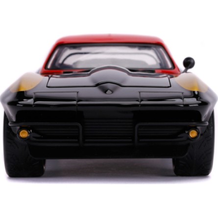 Машини Jada Марвел Месники Chevrolet Corvette (1966)   фігурка Чорної вдови 1:24 (2532250) фото №7