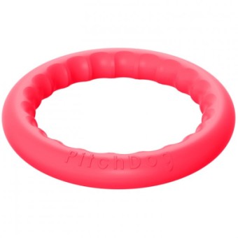 Зображення Іграшки для собак Collar PitchDog Кольцо для апортування 20 см рожеве (62377)