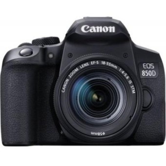 Изображение Цифровая фотокамера Canon EOS 850D kit 18-55 IS STM Black (3925C016)