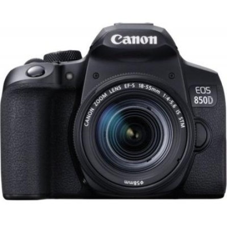 Цифрова фотокамера Canon EOS 850D kit 18-55 IS STM Black (3925C016)
