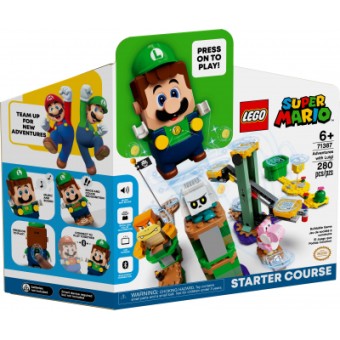 Изображение Конструктор Lego Super Mario Стартовый набор Приключения вместе с Луиджи 280 (71387)