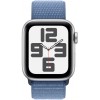 Смарт-годинник Apple Watch SE 2023 GPS 40mm Silver Aluminium Case with Winter Blue Sport Loop (MRE33QP/A) фото №2