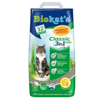 Изображение Наповнювач для туалету Biokat's FRESH (3 в 1) 10 л (4002064613314)