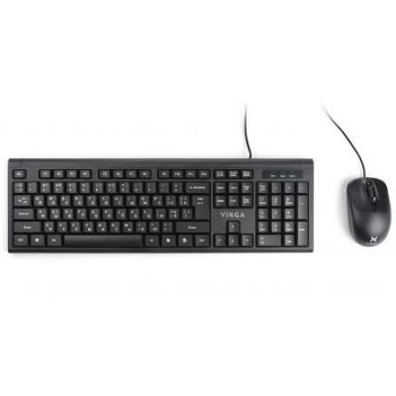 Клавіатура   мишка Vinga KBS806 Black