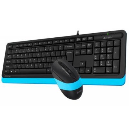 Клавиатура   мышка A4Tech F1010 Blue фото №4