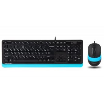 Зображення Клавіатура   мишка A4Tech F1010 Blue