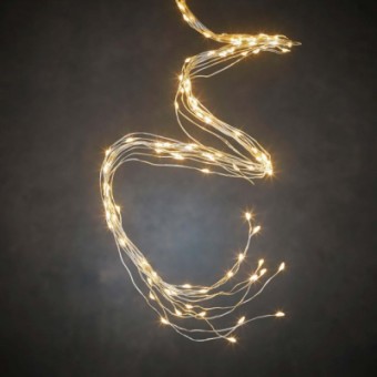 Изображение Гирлянда Luca Lighting Охапка струн 2 м серебряная струна теплый белый (8718861853377)