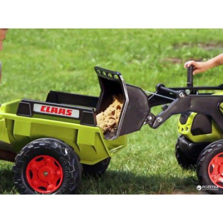 Електромобіль дитячий Falk Claas Arion трактор на педалях Зелений (2070Y) фото №4