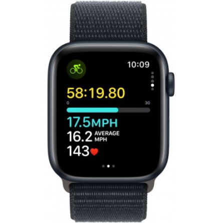 Смарт-годинник Apple Watch SE 2023 GPS 44mm Midnight Aluminium Case with Midnight Sport Loop (MREA3QP/A) фото №6