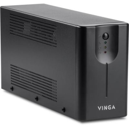 Источник бесперебойного питания Vinga LED 2000VA metall case (VPE-2000M) фото №2
