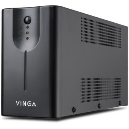 Джерело безперебійного живлення Vinga LED 2000VA metall case (VPE-2000M)